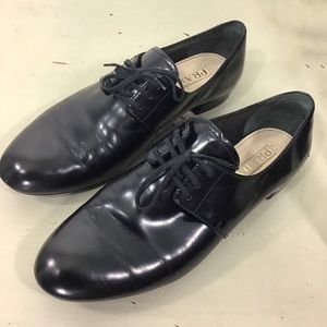 Prada Black Patent Oxford